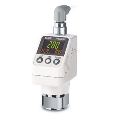 SMC Pressure Sensor 30MPa, 12 → 24V dc, IP67 100 bar [ISE77G-F02-L2]; 458-528