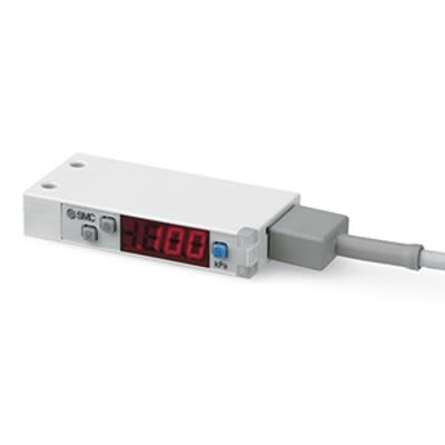 SMC PNP Open Collector 2 Outputs Pressure Switch, M5 x 0.8 -101kPa to 0 bar [ZSE10-M5-B]; 458-548
