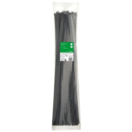Schneider Electric Cable Tie, , 780mm x 8.8 mm, Black Nylon, Pk-1 [IMT46428]; 458-810