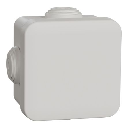 Schneider Electric Mureva Box Series White ABS Junction Box, IP55, 65 x 65 x 45mm [IMT05022]; 458-852