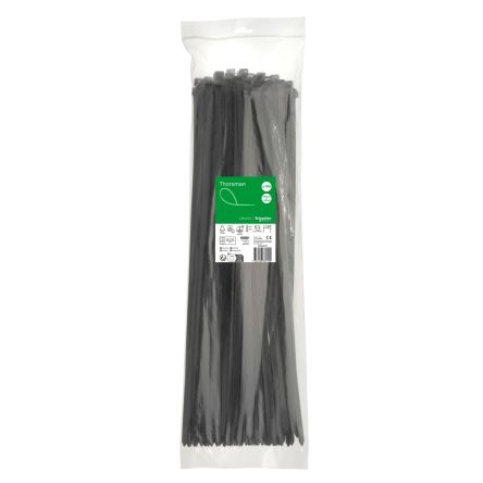 Schneider Electric Cable Tie, , 550mm x 8.8 mm, Black Nylon, Pk-1 [IMT46427]; 458-861
