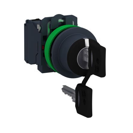 Schneider Electric Key Switch Straight-Key [XB5FGCUST02]; 458-887