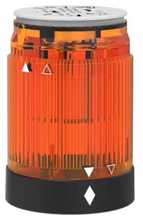 Pfannenberg BR 50 Series Amber Flashing Effect Signal Tower for Use with PY X-L-15, 24 V ac/dc, LED Bulb, AC/DC, IP54 [28250078040]; 460-286