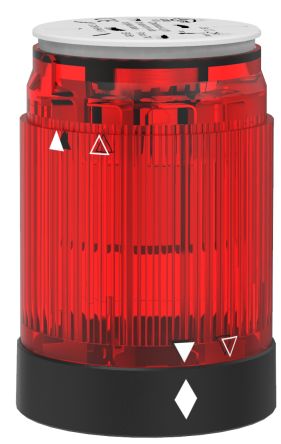 Pfannenberg BR 50 Series Red Flashing Effect Signal Tower for Use with PY X-L-15, 230 V ac, LED Bulb, AC, IP54 [28250071050]; 460-293
