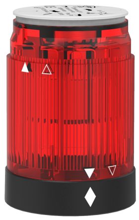 Pfannenberg BR 50 Series Red Flashing Effect Signal Tower for Use with PY X-L-15, 24 V ac/dc, LED Bulb, AC/DC, IP54 [28250078050]; 460-303