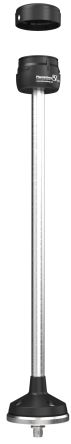 Pfannenberg BR 50 Series Yellow Flashing Effect Mounting Base with Tube for Use with Signal Tower, 230 V, LED Bulb, IP54 [28250126040]; 460-307