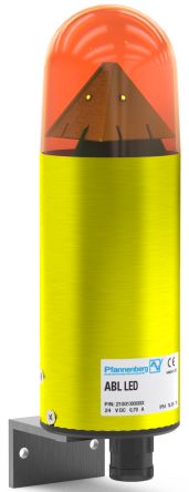 Pfannenberg ABL / ABS LED-HI Series Amber Blinking, Continuous, Flashing Beacon, 230 V ac/dc, Direct Mount, LED Bulb, [21118644000]; 460-349