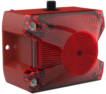 Pfannenberg PY X-S-05 Series Red Flashing Beacon, 24 V dc, Panel Mount, Xenon Bulb, IP66 [21510805100]; 460-374