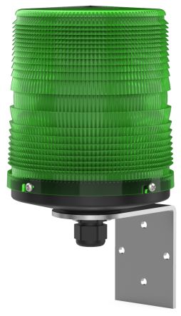 Pfannenberg PMF LED-HI Series Green Flashing Beacon, 12/24 V dc, Direct Mount / Bracket Mount, LED Bulb, IP55 [21155636007]; 460-379