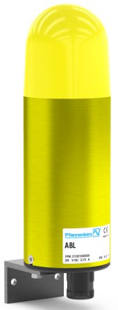 Pfannenberg ABS Series Yellow Flashing Effect Signal Tower for Use with ABS Series, 24 V dc, Xenon Bulb, DC, IP54 [21001803000]; 460-381