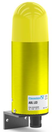 Pfannenberg ABL / ABS LED-HI Series Yellow Blinking, Continuous, Flashing Beacon, 24 V dc, Direct Mount, LED Bulb, IP54 [21118633000]; 460-385
