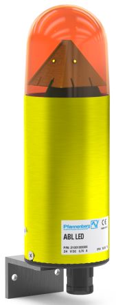 Pfannenberg ABL / ABS LED-HI Series Amber Blinking, Continuous, Flashing Beacon, 24 V dc, Direct Mount, LED Bulb, IP54 [21118634000]; 460-390