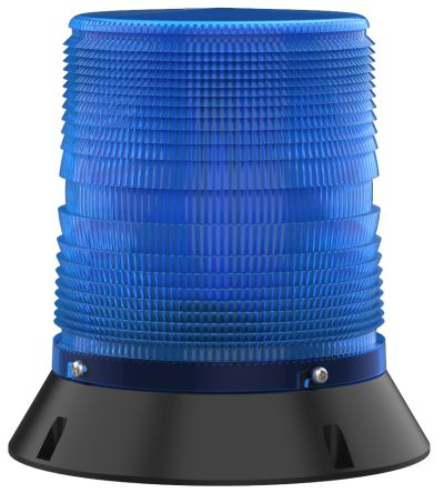 Pfannenberg PMF LED-HI Series Blue Flashing Beacon, 12/24 V dc, Direct Mount / Bracket Mount, LED Bulb, IP55 [21155637006]; 460-391