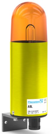 Pfannenberg ABL Series Amber Flashing Effect Signal Tower for Use with ABL Series, 230 V ac, Xenon Bulb, AC, IP54 [21001104000]; 460-413