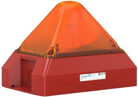 Pfannenberg PY X-L-15 Series Amber Flashing Beacon, 24 V ac, Free Mount, LED Bulb, IP66 [21561804000]; 460-419