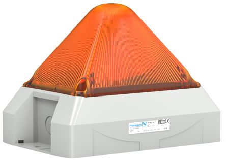 Pfannenberg PY X-L-15 Series Amber Flashing Beacon, 24 V ac, Free Mount, LED Bulb, IP66 [21561804055]; 460-439