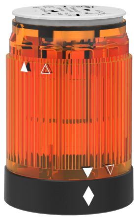 Pfannenberg BR 50 Series Amber Flashing Effect Signal Tower for Use with PY X-L-15, 230 V ac, LED Bulb, AC, IP54 [28250071040]; 460-482