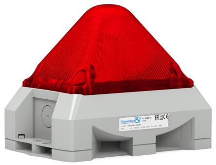Pfannenberg PY X Series Red Beacon, 24 V ac/dc, IP66, Free Mount, 101dB at 1 Metre [21554815055]; 460-494