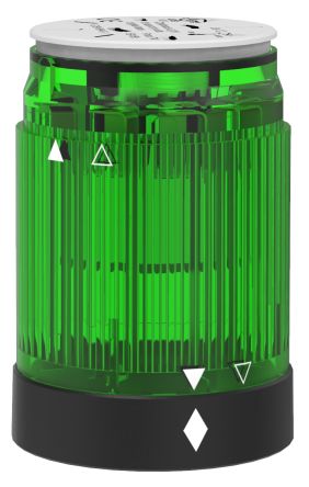 Pfannenberg BR 50 Series Green Flashing Effect Signal Tower for Use with PY X-L-15, 24 V ac/dc, LED Bulb, AC/DC, IP54 [28250078060]; 460-864