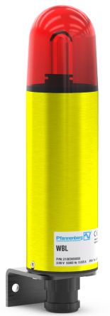 Pfannenberg WBS Series Red Flashing Effect Signal Tower for Use with WBS Series, 24 V dc, Xenon Bulb, DC, IP54 [21003805000]; 460-906