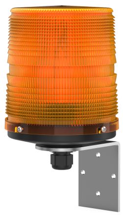 Pfannenberg PMF 2015-SIL Series Amber Flashing Beacon, 230 V ac, Direct Mount / Bracket Mount, Xenon Bulb, IP55 [21007104611]; 460-928