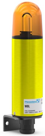 Pfannenberg WBS Series Amber Flashing Effect Signal Tower for Use with WBS Series, 24 V dc, Xenon Bulb, DC, IP54 [21003804000]; 460-943