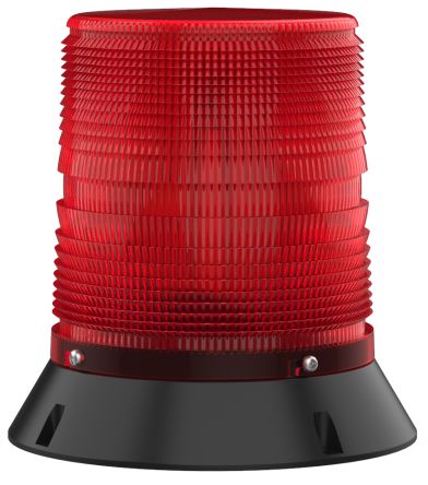 Pfannenberg PMF LED-HI-SIL Series Red Flashing Beacon, 12/24 V dc, Direct Mount / Bracket Mount, LED Bulb, IP55 [21154635006]; 460-946