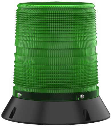 Pfannenberg PMF LED-HI Series Green Flashing Beacon, 12/24 V dc, Direct Mount / Bracket Mount, LED Bulb, IP55 [21155636006]; 460-955