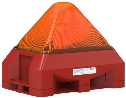 Pfannenberg PY X Series Amber Beacon, 230 V ac, IP66, Free Mount, 101dB at 1 Metre [21565104000]; 460-980