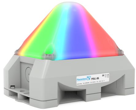 Pfannenberg PY L Series Multicolour Continuous lighting Effect Signal Tower for Use with CWB, 24 V ac, LED Bulb, AC, [21556308055]; 460-993