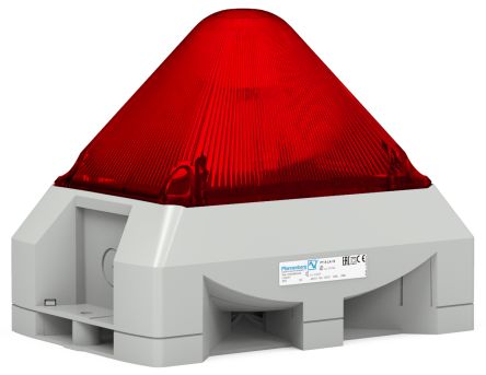 Pfannenberg PY X Series Red Beacon, 230 V ac, IP66, Free Mount, 101dB at 1 Metre [21565105055]; 461-005