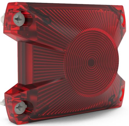 Pfannenberg PYRA Series Red Indicator Lamp, 3 Lights, 120 → 230 V, Base Mount [21516645000]; 461-007
