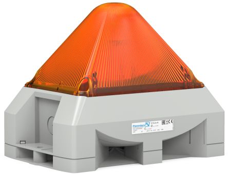 Pfannenberg PY X Series Amber Beacon, 24 V dc, IP66, Free Mount, 101dB at 1 Metre [21565804055]; 461-011