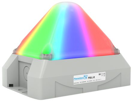 Pfannenberg PY L-M Series Multicolour Blinking, Continuous, Flashing Beacon, 115 → 230 V dc, 120 V dc, Panel [21553648055]; 461-015