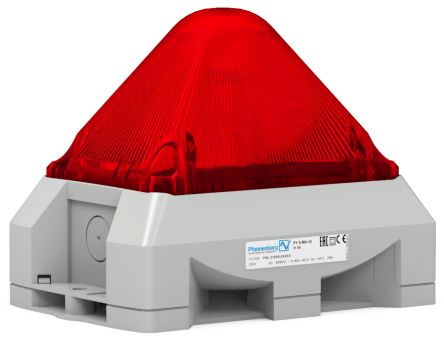 Pfannenberg PY X Series Red Beacon, 115/230 V ac/dc, 120 V ac/dc, IP66, Free Mount, 101dB at 1 Metre [21556645055]; 461-016
