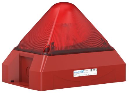 Pfannenberg PY X-L-15 Series Red Flashing Beacon, 230 V ac, Free Mount, LED Bulb, IP66 [21561105000]; 461-028
