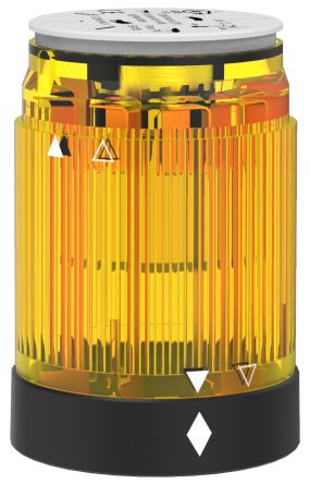 Pfannenberg BR 50 Series Yellow Continuous lighting Effect Signal Tower for Use with PY L-MA, 24 V dc, LED Bulb, DC, [28250068030]; 461-037