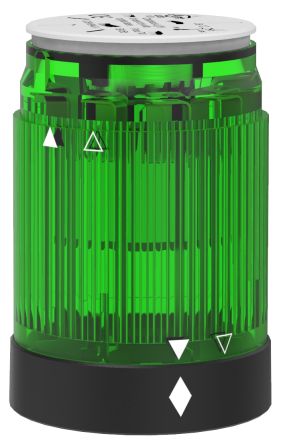 Pfannenberg BR 50 Series Green Continuous lighting Effect Signal Tower for Use with PY L-MA, 24 V dc, LED Bulb, DC, IP54 [28250068060]; 461-038