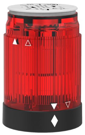 Pfannenberg BR 50 Series Red Continuous lighting Effect Signal Tower for Use with PY L-MA, 24 V dc, LED Bulb, DC, IP54 [28250068050]; 461-040