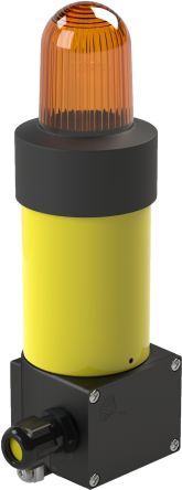Pfannenberg CWB-ATEX Series Amber Flashing Beacon, 12 → 48 V dc, Bracket Mount, LED Bulb, IP66 [31006904000]; 461-059