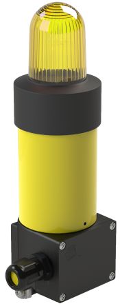 Pfannenberg CWB-ATEX Series Yellow Flashing Effect Signal Tower for Use with BR50, 12 → 48 V ac/dc, 24 → [31006903000]; 461-068