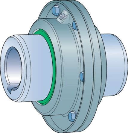 SKF Grid Coupling, 200mm Outside Diameter, 88.4mm Length Flexible Coupling [PHE 1080TGVCOVER]; 463-093