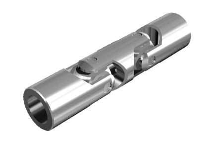 SKF Double Universal Joint Coupling, 40mm Outside Diameter, 20mm Bore, 164mm Length Flexible Coupling [PHE UJMB40]; 463-893