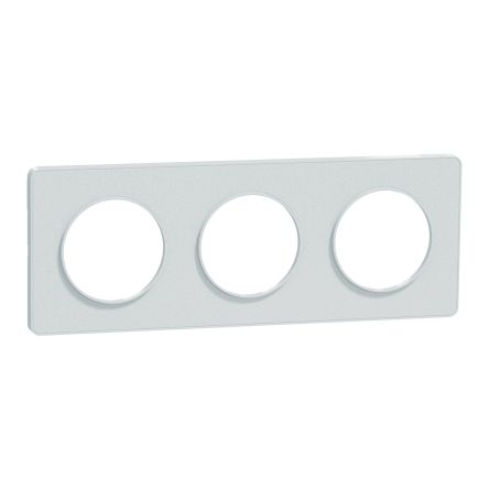 Schneider Electric White 3 Gang Light Switch Cover [S510806]; 466-473