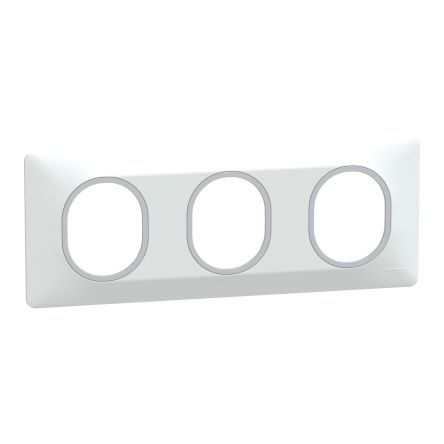 Schneider Electric White 3 Gang Light Switch Cover [S320706F]; 466-507