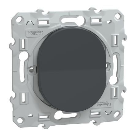 Schneider Electric 1 Way Anthracite Switch Mechanism Ovalis Series [S340205]; 466-511