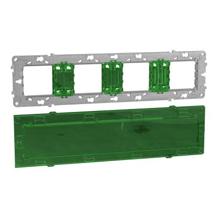 Schneider Electric Unica Series Zamak Bracket for Use with Actuators, 287 x 78mm [NU7008C]; 466-565