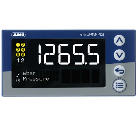 Jumo 703054 DIN Rail Temperature Control Module, 45 x 45mm 2 Input, 2 Output Digital, 240 V Supply Voltage Controller [703054/8-00-00-00-00-00-00-23/000]; 467-011