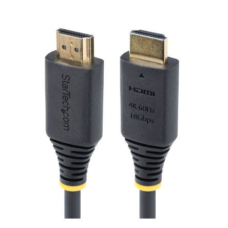 StarTech.comHDMI2 2.0, 2m Male HDMI to Male HDMI High Speed 4K @ 60Hz [HDMI2-CABLE-4K60-2M]; 473-429