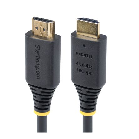 StarTech.comHDMI2 2.0, 3m Male HDMI to Male HDMI High Speed 4K @ 60Hz [HDMI2-CABLE-4K60-3M]; 473-431